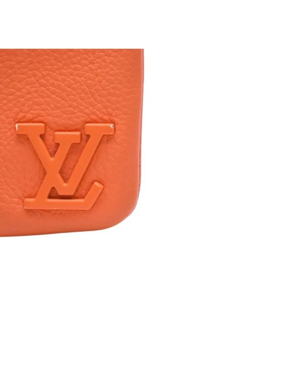 Louis Vuitton Wallet Pochette Cles Volcano Aerogram Orange